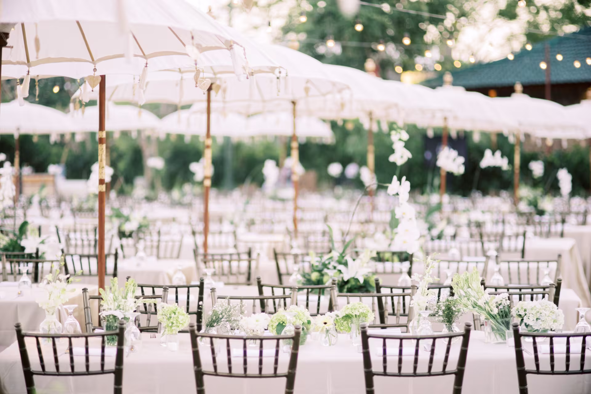 Big Dawg Party Rentals Gallery presenting an upscale ballroom bar setup with elegant furniture and refined event design